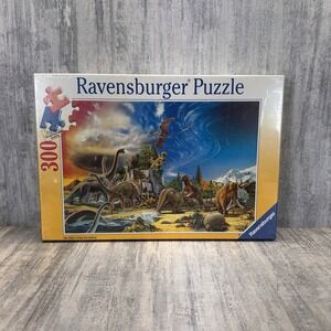 New Ravensburger # 130283 Dinosaurs and Prehistoric Animals 300 Pc Jigsaw Puzzle
